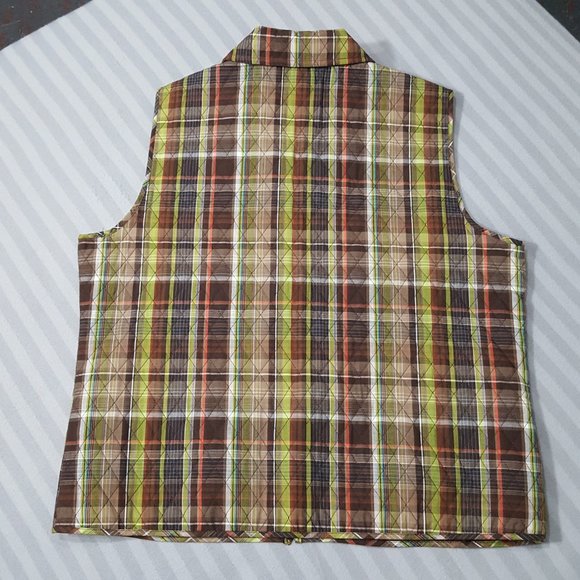 Embroidered Quilted Full-Zip Vest, XL - Picture 2 of 6